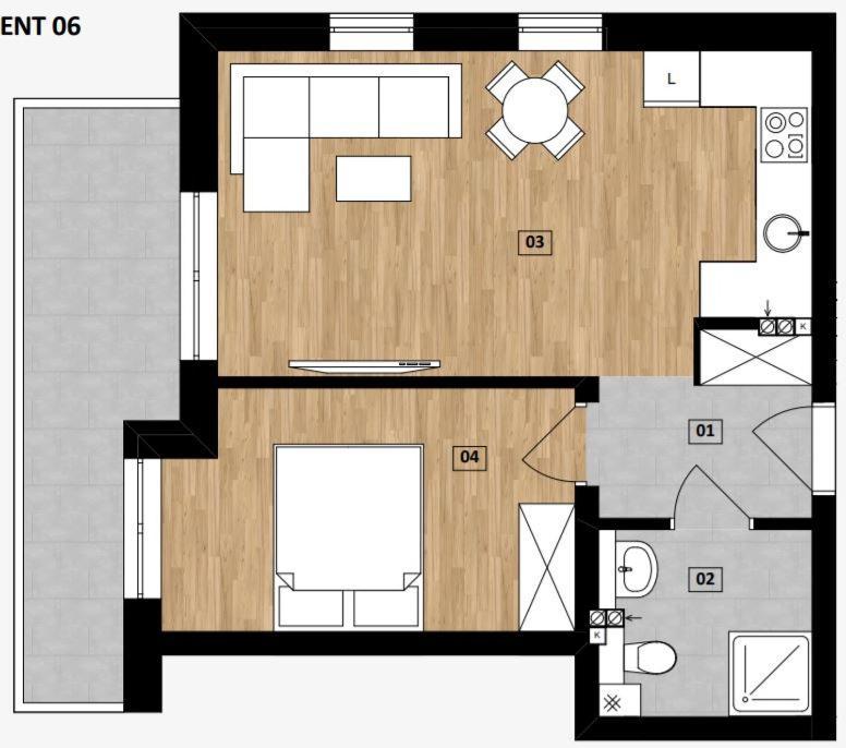 Apartament Baltic Residence 포비에로보 외부 사진